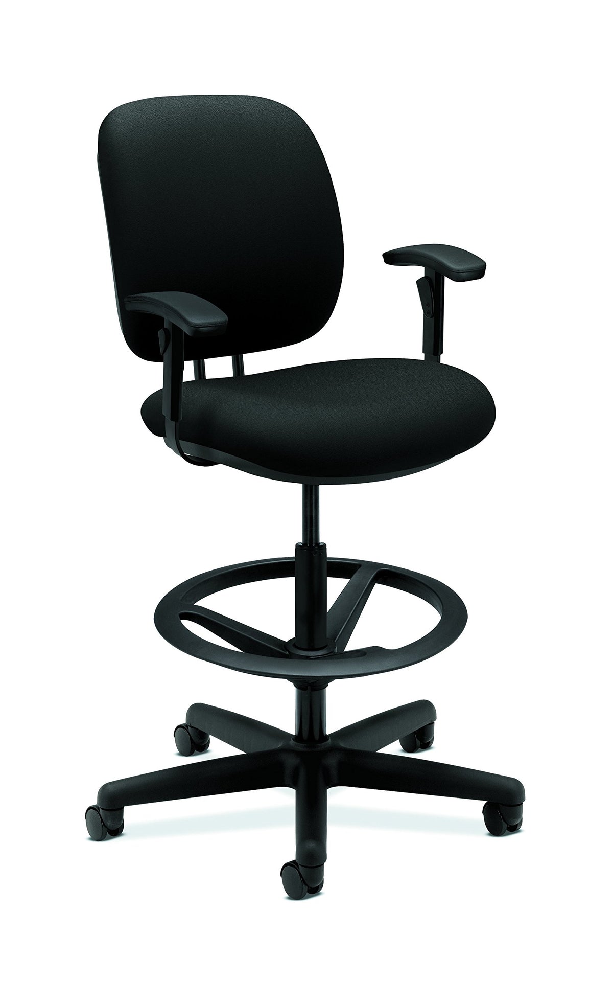 Hon Comfortask Stool, Black Cu10