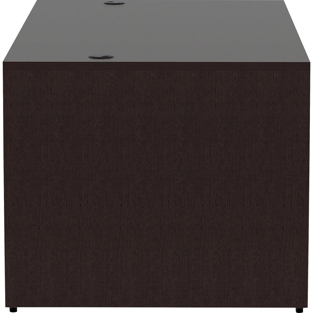 Lorell, LLR18206, Espresso Laminate Desk, 1 Each