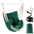 Chihee Hammock Chair Hanging Swing Max 500 Lbs 2 Cushions Included Steel Spreader Bar With Anti-Slip Grooves Portable Hanging Ch