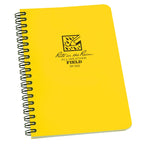 Rite In The Rain Weatherproof Side Spiral Notebook, 4 5/8' X 7', Yellow Cover, Field Pattern (No. 353)