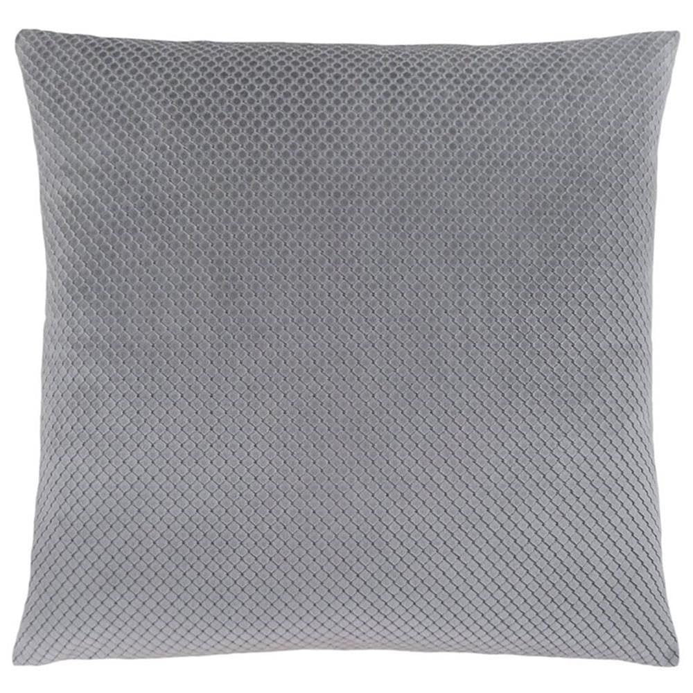 Monarch Specialties I 9306 Pillows, 18 X 18 Square, Insert Included, Decorative Throw, Accent, Sofa, Couch, Bedroom, Polyester, Hypoallergenic, Grey, Modern