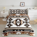 Manfei Aztec Print Kids Comforter Set Queen Size,Western Cowboy Southwest Tribal Bedding Set,Boys Girls Adults Room Decor,Abstra