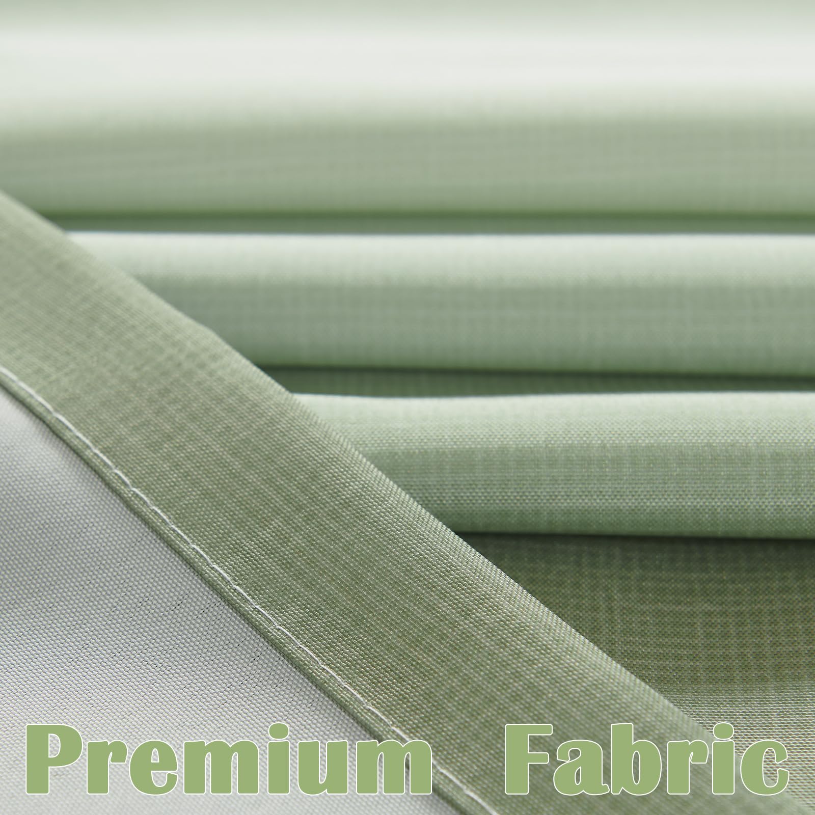 Jinchan Ombre Forest Green Striped Shower Curtain Waterproof Fabric Shower Curtains For Bathroom Gradual Color Minimalist Design