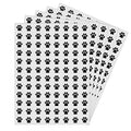 Yeachlaing 0.5 Inch Black Paw Print Stickers,Self Adhesive For Scrapbooking/Kid Diy Arts Crafts/Reward Stickers Teachers Sticker