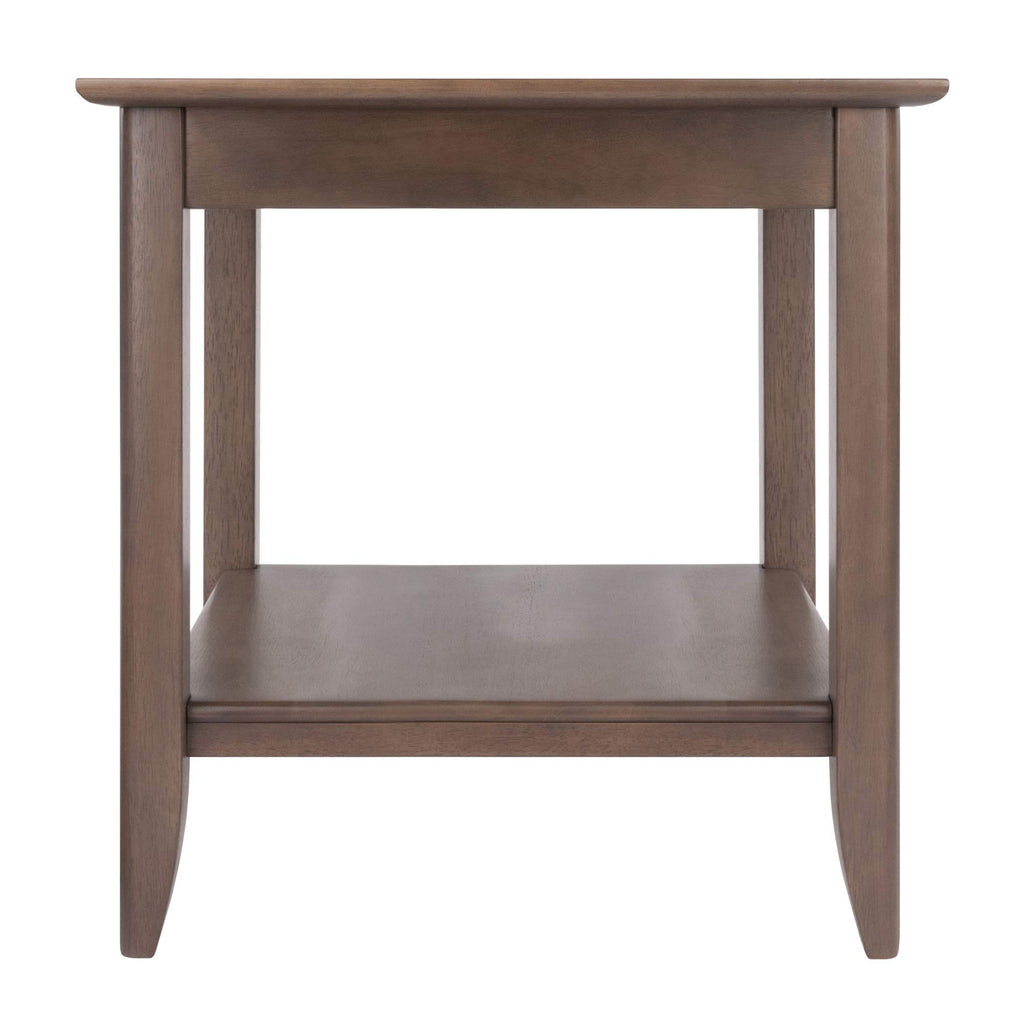 Ergode Deluxe Wood Sasha Accent Table | Sleek Curved Design | Ample Storage | Black Finish | Multiple Finishes Available | Assembly Hardware Included | 20' W x 20' D x 27' H (16622-VV)