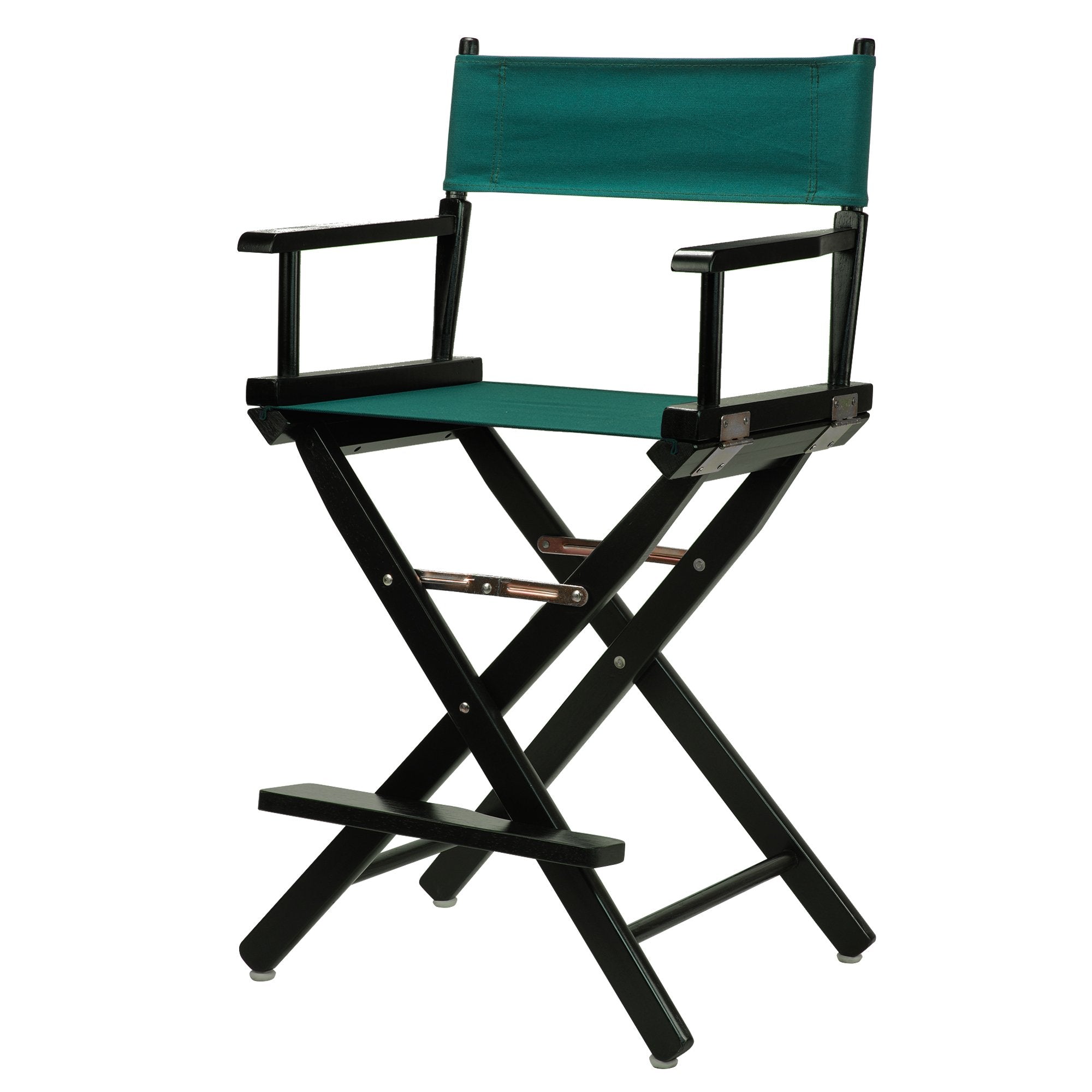 Casual Home 24" Director's Chair Black Frame-with Hunter Green Canvas, Counter Height