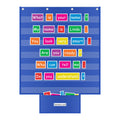 Standard Pocket Chart For Classroom 28'X28' Wall Hanging Pocket Charts Back To School Supplies For Teacher Large Pocket Charts
