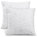 Utopia Bedding Outdoor Pillow Inserts 20 X 20 Inches (Pack Of 2, White), Water Resistant Garden Throw Pillows For Patio And Porc
