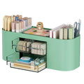 Marbrasse Desk Organizer Pen Holder For Desk With 3 Drawers, Multi-Functional Pencil Holder, Desk Organizers And Accessories Wit