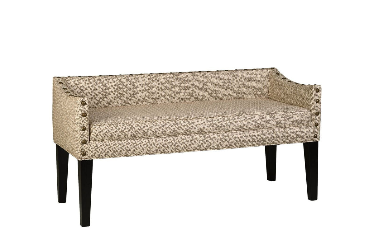 Leffler Home Whitney Transitional Long Upholstered Bench, Yellow