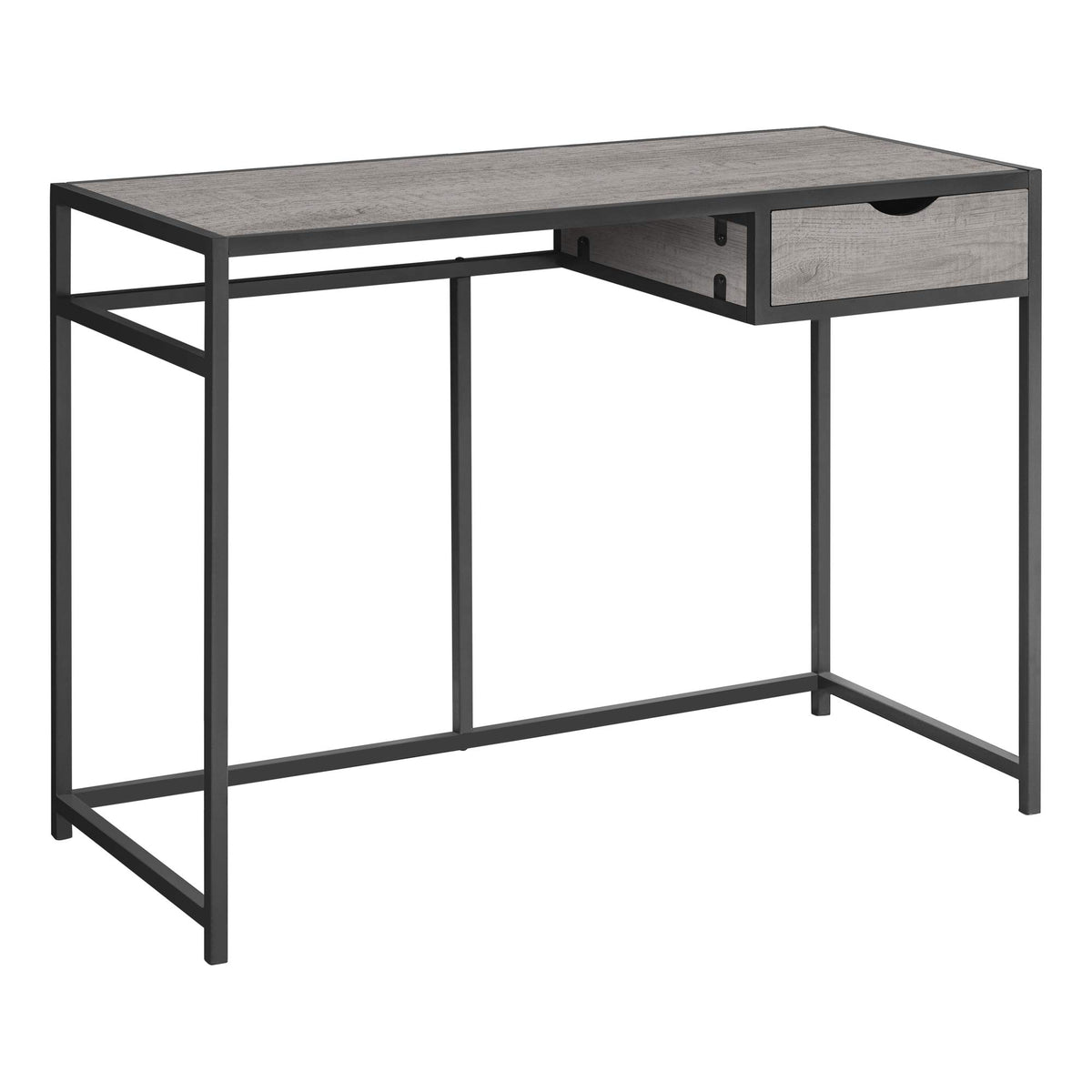 HomeRoots 42&quot; Gray Rectangular Computer Desk