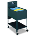Safco Products Mobile Locking Legal File Cart 5353PT, Tan, Legal Size, Locking Top, Swivel Wheels