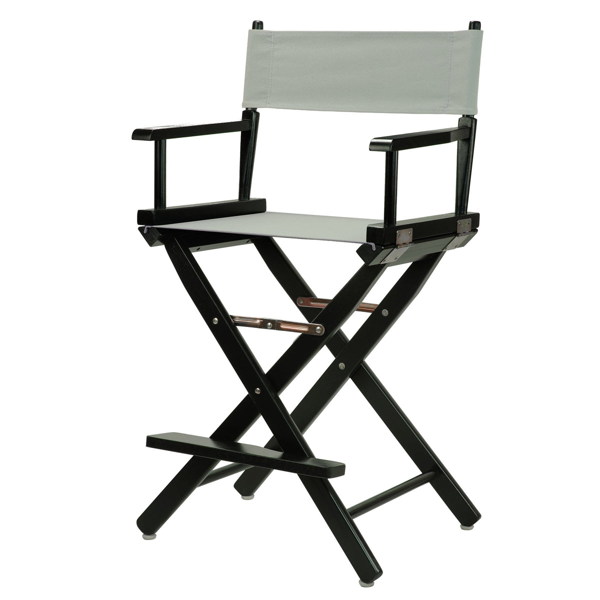 Casual Home 24&quot; Director's Chair Black Frame-with Grey Canvas, Counter Height