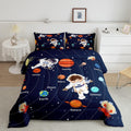 Feelyou Solar System Comforter Set Full Size Outer Space Comforter for Kids Teens Adults Universe Planets Bedding Set Cute Astro