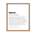 Poster Master Typography Poster - Dictionary Print - Nurse Definition, Amazing Person Who Saves the World, Hero, Saint - Gift fo