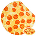 Bnuitland 80 Inch Pizza Funny Blanket With Pizza Pouch,300 Gsm Double Sided Giant Funny Realistic Food Blanket For Your Family,N