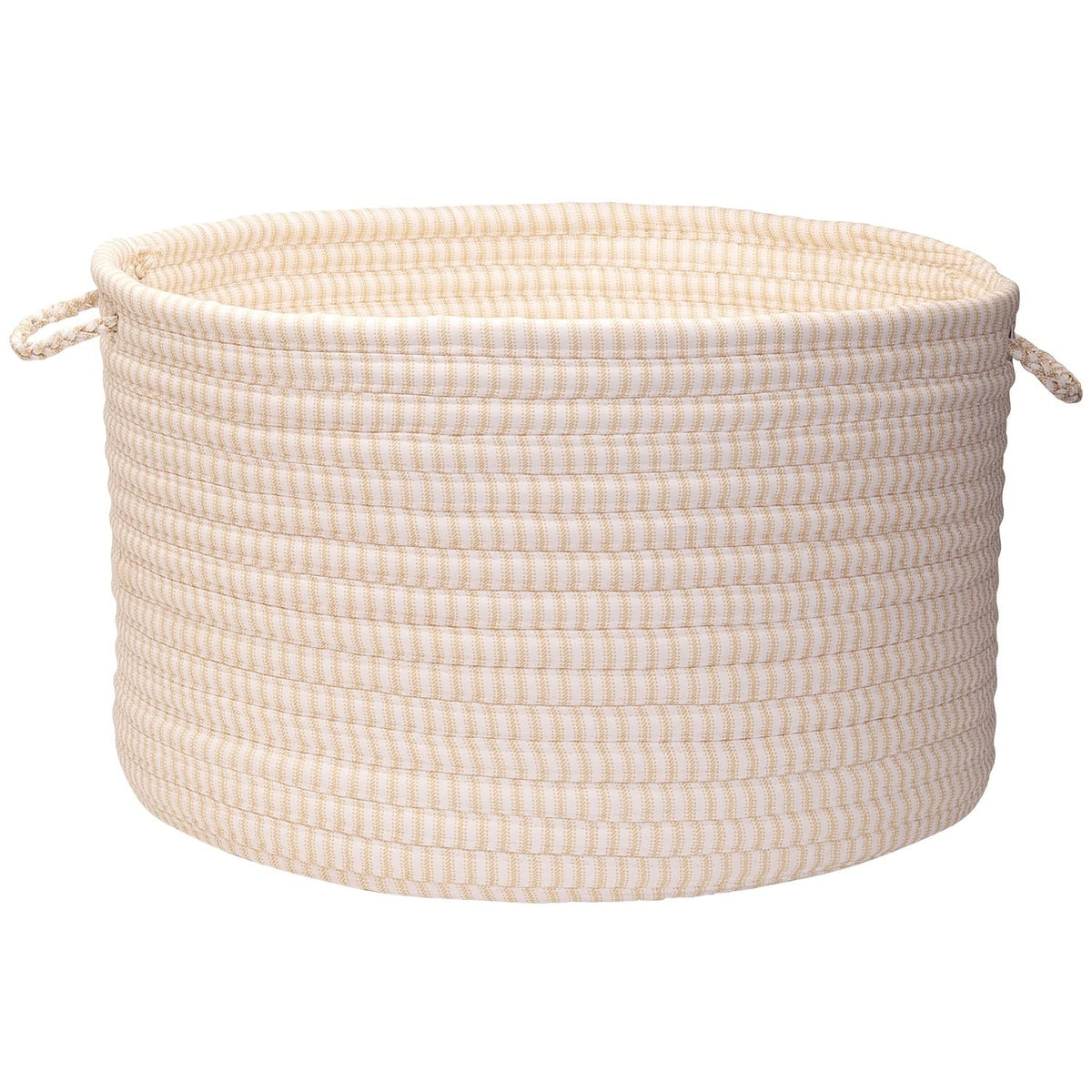 Colonial Mills Solid Ticking Storage Basket, 14 By 10-Inch, Canvas