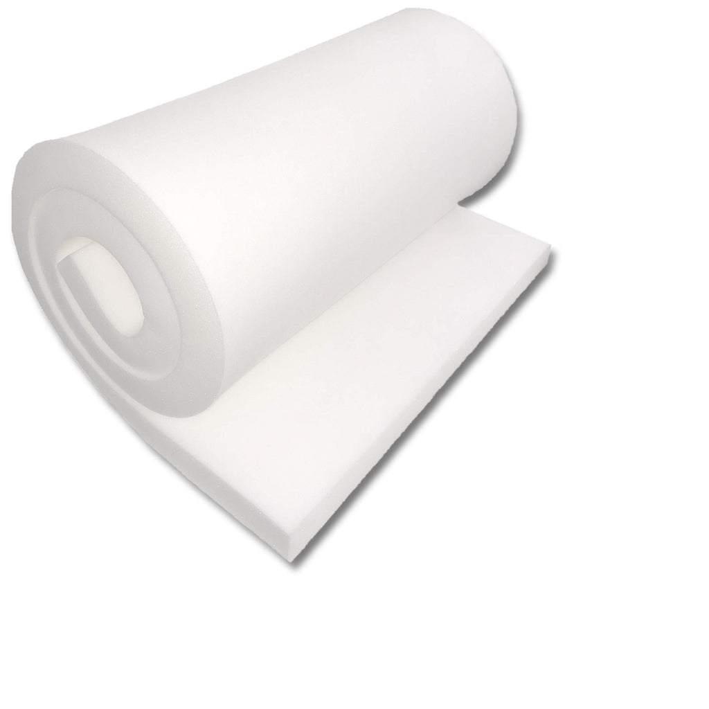 Foamtouch (3 Pack Upholstery Foam Cushion High Density 1' Height X 24' Width X 84' Length Made In Usa