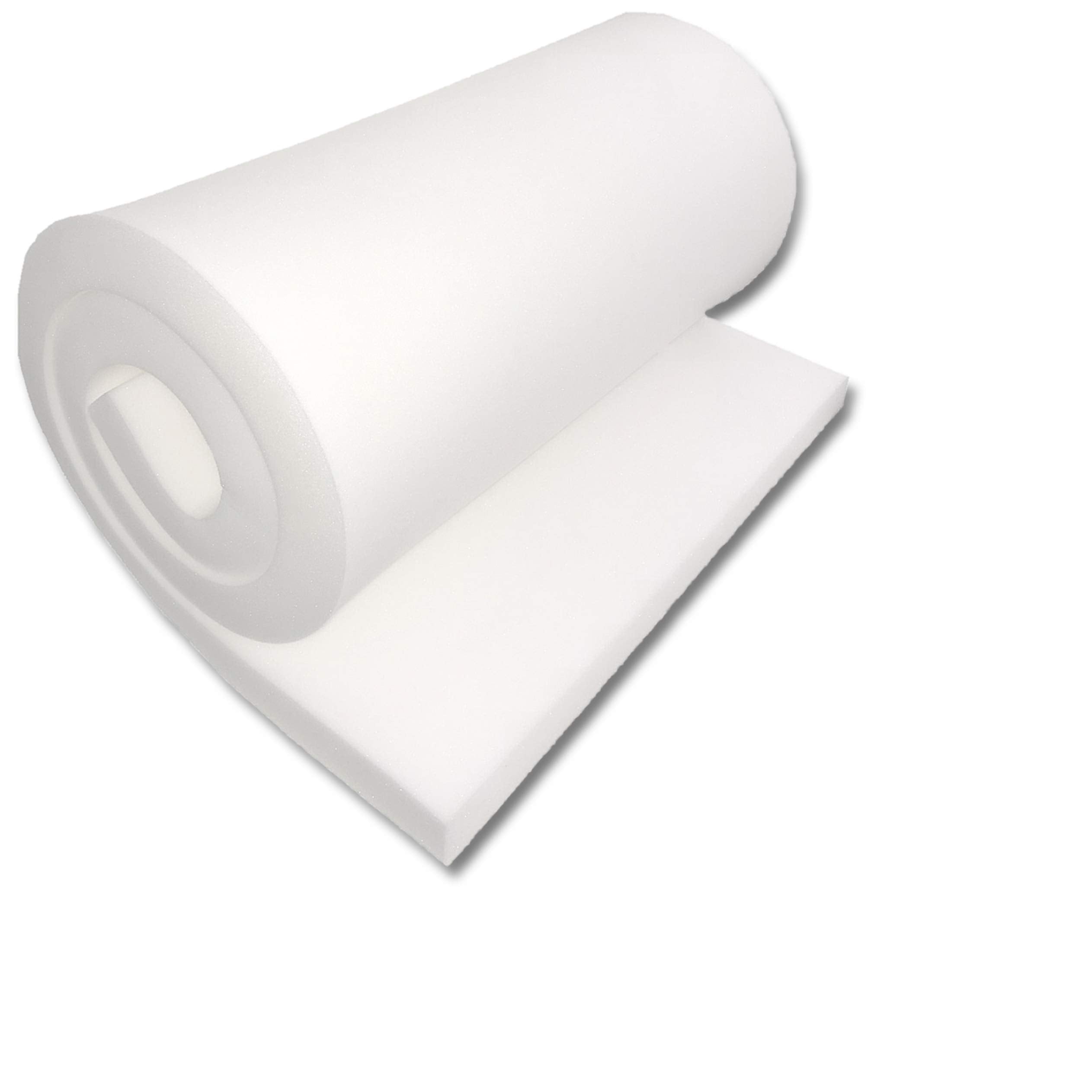 Foamtouch (3 Pack Upholstery Foam Cushion High Density 1' Height X 24' Width X 84' Length Made In Usa