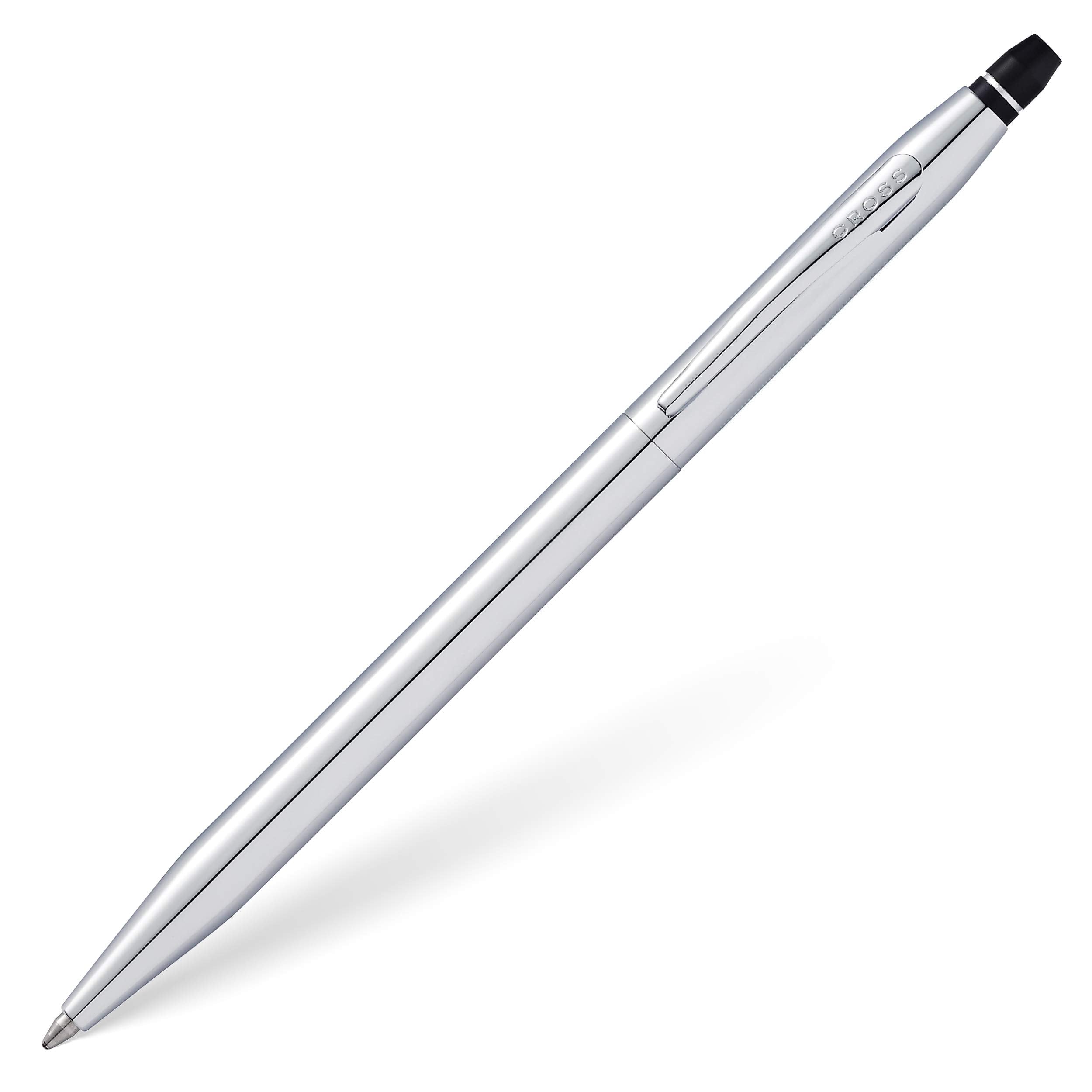 Cross Click Refillable Gel Ink Rollerball Pen, Fine Rollerball, Includes Premium Gift Box - Pure Chrome