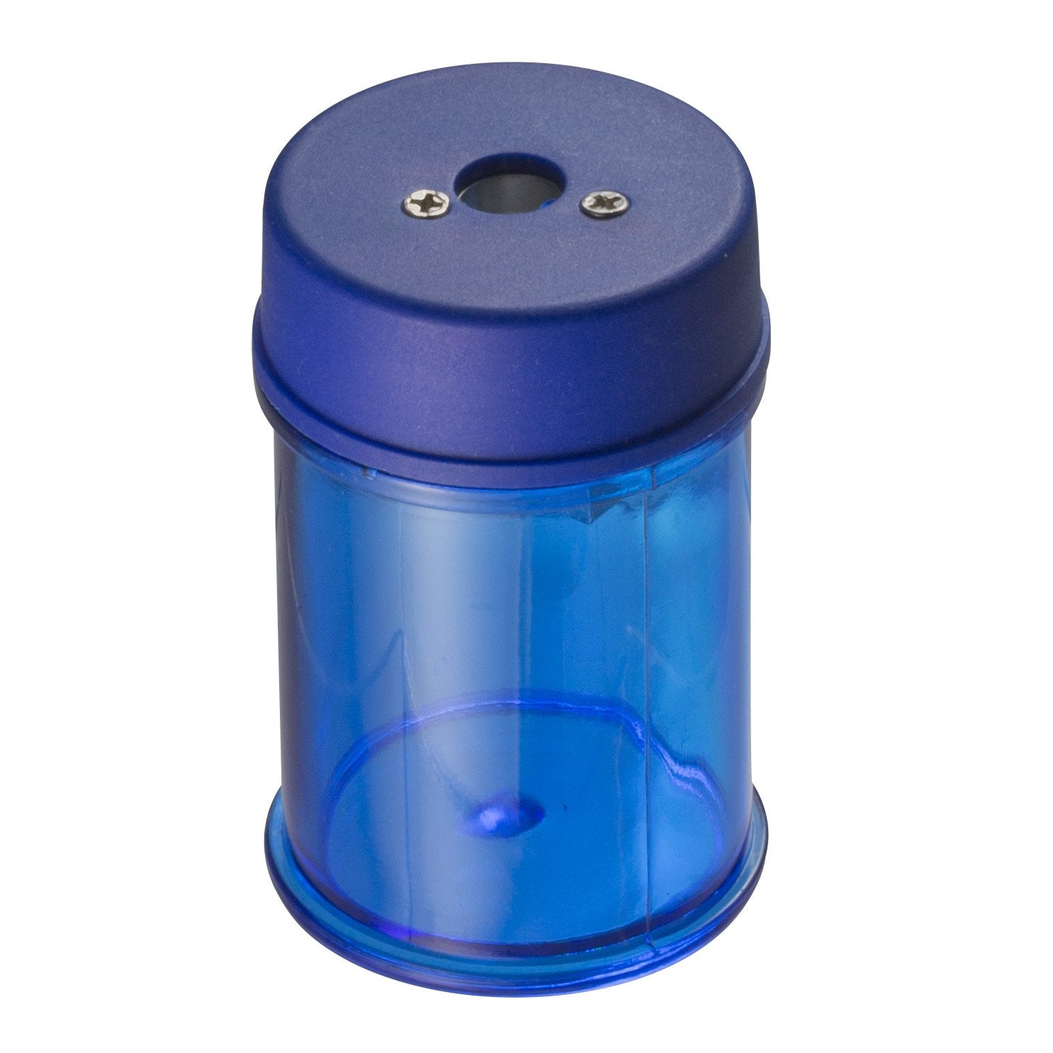 Officemate Achieva Barrel Pencil Sharpener With Metal Cutter, Blue (30249)