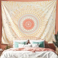 Damanse Bohemian Tapestry-Mandala Aesthetic Tapestry-Indian Wall Hanging Boho Tapestry-Small Mandala Room Decor-Tapestries for B