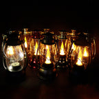 Reperla Mini Lanterns 6-Pcs Led Small Lanterns Decorative Indoor Outdoor Hanging Lantern Decorative Candle Lanterns Farmhouse De
