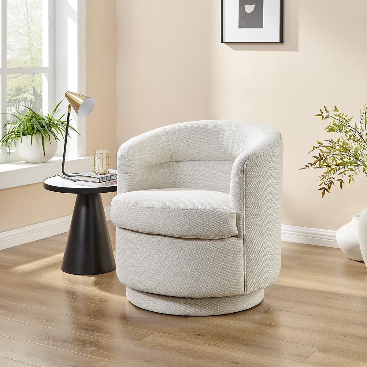 New Pacific Direct Rachel Accent Chair, Cardiff Cream