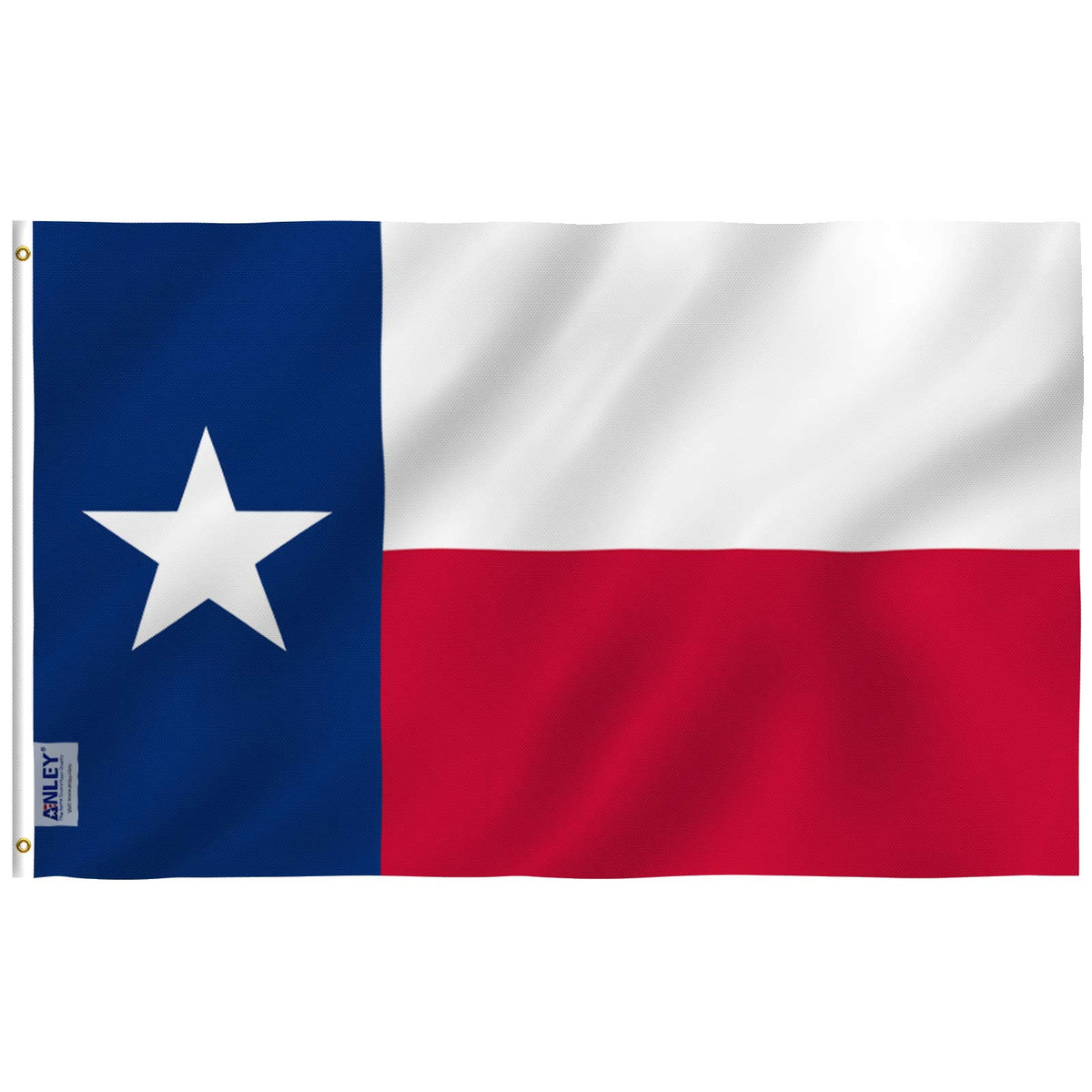 Anley Fly Breeze 3X5 Foot Texas State Flag - Vivid Color And Fade Proof - Canvas Header And Double Stitched - Texas State Flags
