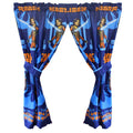 Star Wars Rebels Blue 63    Drapery/Curtain 4pc Set (2 Panels, 2 Tie backs) - Official Star Wars Product