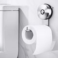 YOHOM Suction Cup Toilet Paper Holder Bathroom Hooks for Towel Wall Mounted Toilet Roll Holder Tissue Paper Towel Dispenser Hat 