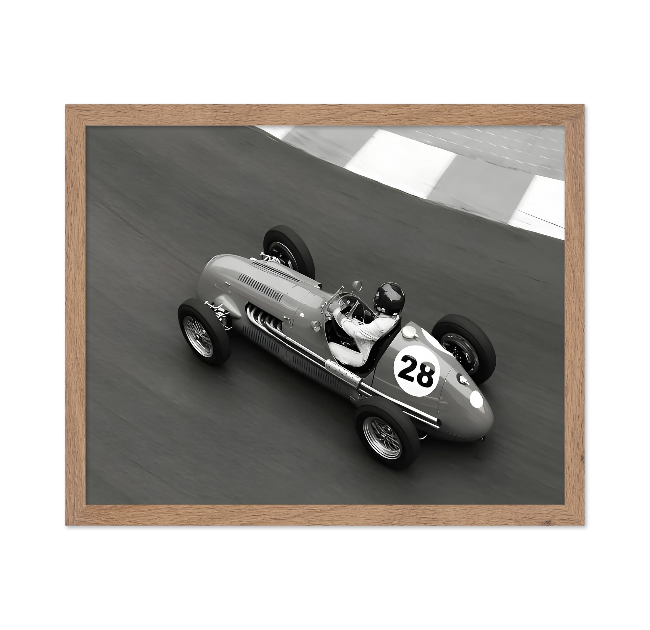 Poster Master Monaco Car Racing Poster - Grand Prize Monaco Print - Sports Photography Art - Gift for Him, Man, Car Enthusiast -