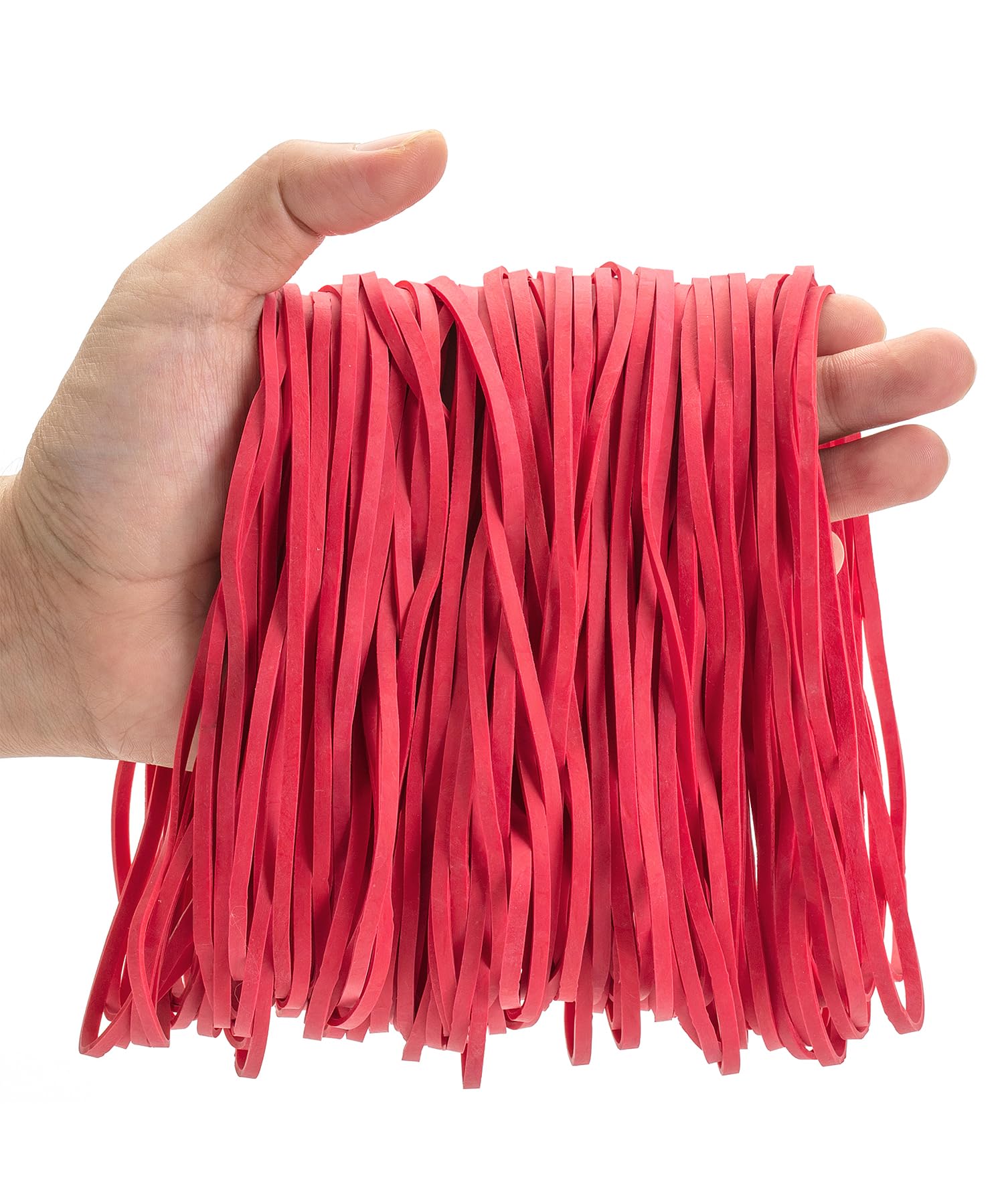 Mr. Pen - 100 Pack Red Rubber Bands, 7 Inch Extra Large Office Supplies
