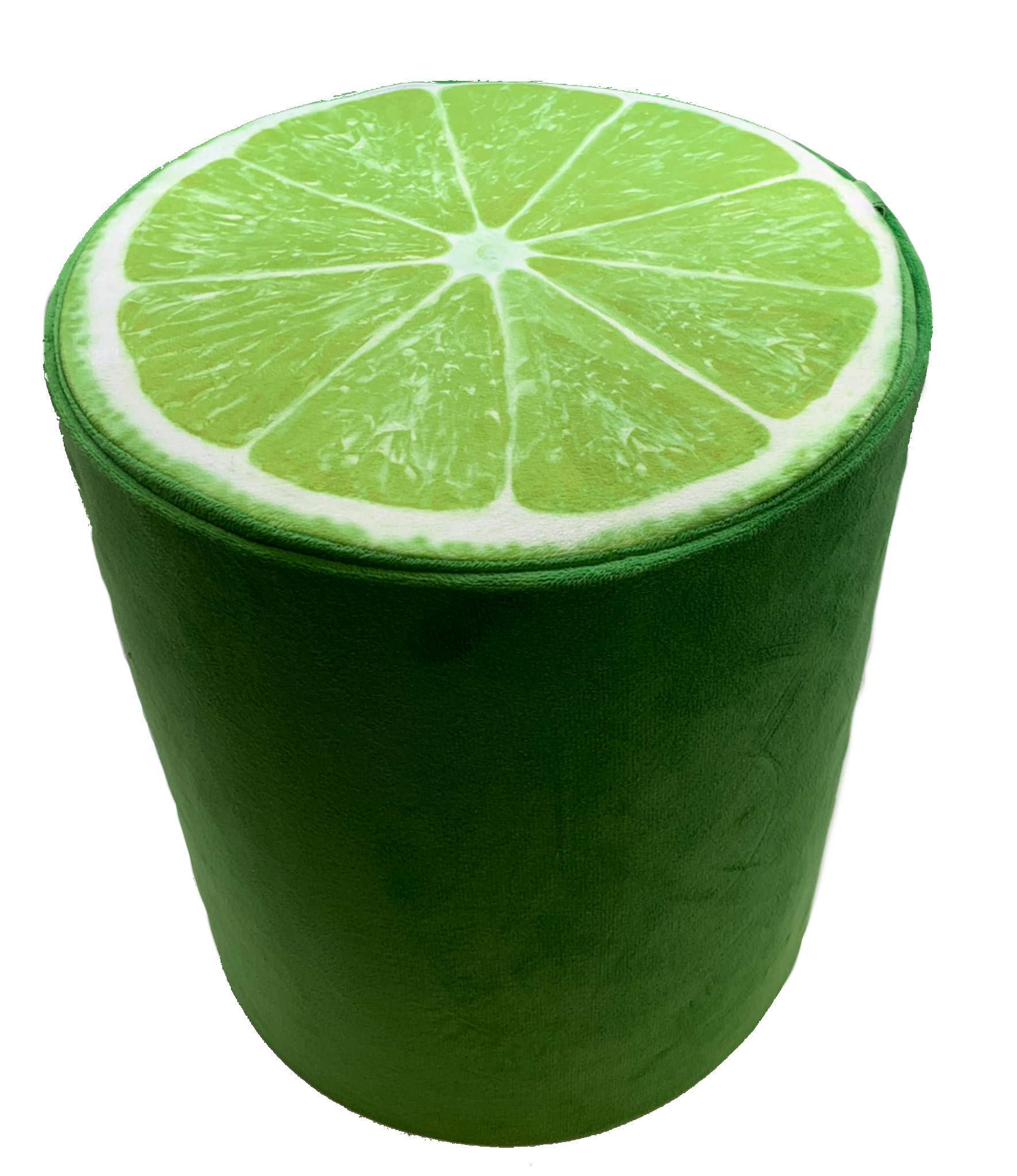 Storl Organizer Storage Stool For Toy And Cloth And Kids Stool (Lime, 12Wx13H)