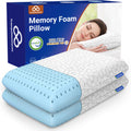 Tranquilmoments Cooling Memory Foam Pillows,Cooling Bed Pillow, Bed Pillow For Side,Back And Stomach Sleepers,Neck Pillow For Sl