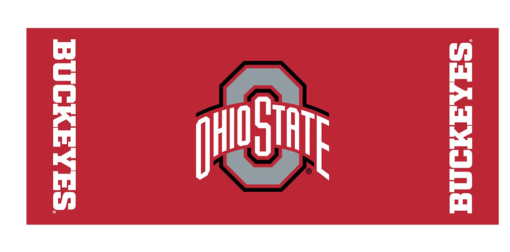Collegiate Kwik-Covers Rectangle Plastic Table Covers, Bundle Of 2 (Ohio State University, 6')