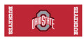 Collegiate Kwik-Covers Rectangle Plastic Table Covers, Bundle Of 2 (Ohio State University, 6')