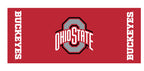 Collegiate Kwik-Covers Rectangle Plastic Table Covers, Bundle Of 2 (Ohio State University, 6')