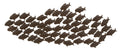 Deco 79 Metal Fish Home Wall Decor Wall Sculpture, Wall Art 53 x 1 x 20, Dark Brown