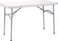 National Public Seating 24" X 48" Plastic Folding Table - Adjustable, Heavy-Duty, Portable, Indoor/Outdoor Table For Office, Camping, Events & Parties – Scratch & Heat Resistant, Speckled Gray