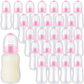SiliFine 30 Pcs Baby Shower Favor Party Bottle Chug Game, Pink