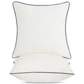 Oubonun 18x18 Pillow Inserts Set of 2 - Square Decorative Throw Pillows for Couch Bed Sofa Living Room Indoor 18 by 18 Pillow In