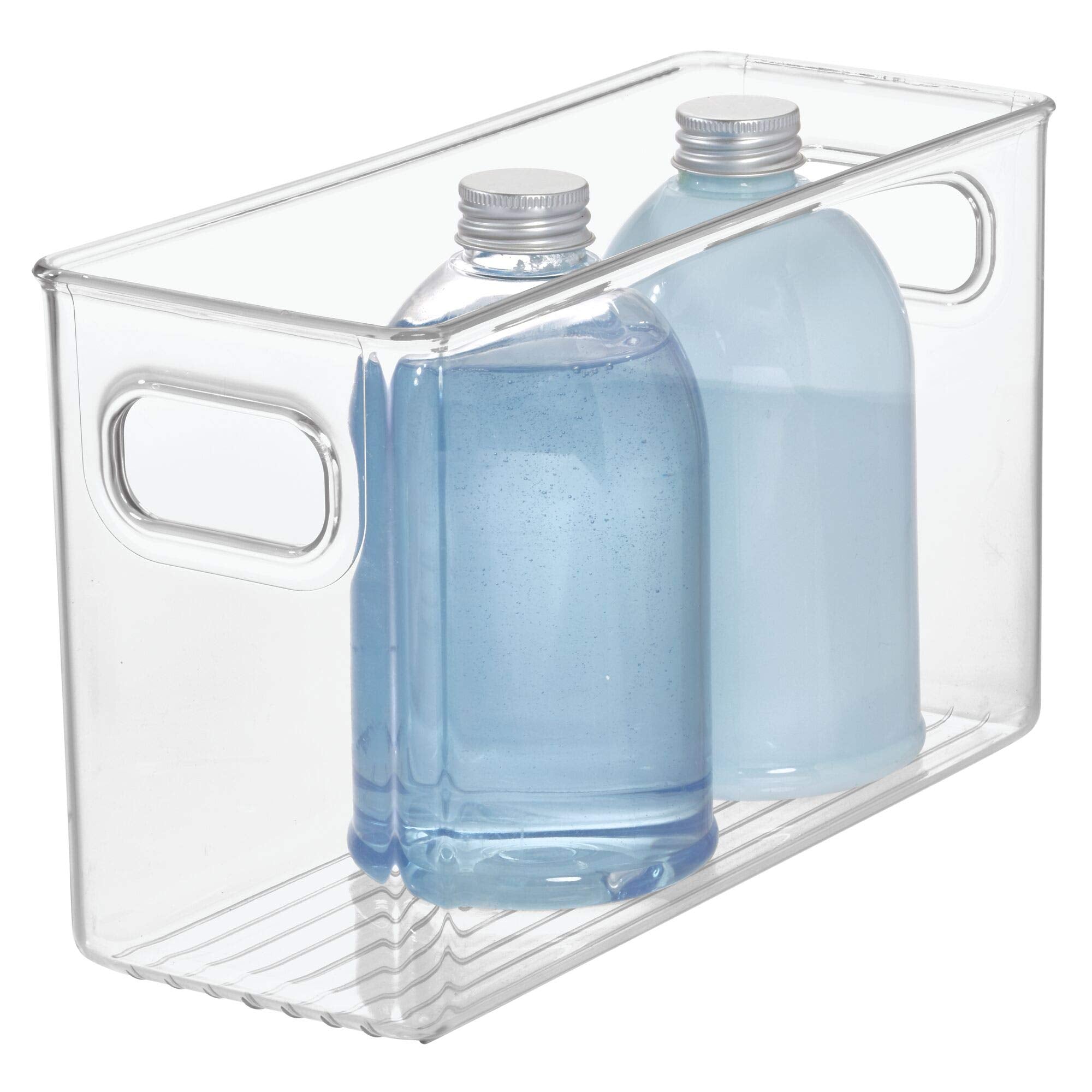 InterDesign Linus Plastic Countertop, Closet, and Vanity Organizer, Storage Bin for Bathroom, Bedroom, Office, Craft Room, Kitch