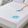 Bedlore Waterproof Mattress Protector, California King Size Noiseless Mattress Pad With Deep Pocket Fitted Up To 6-18 Inches, So