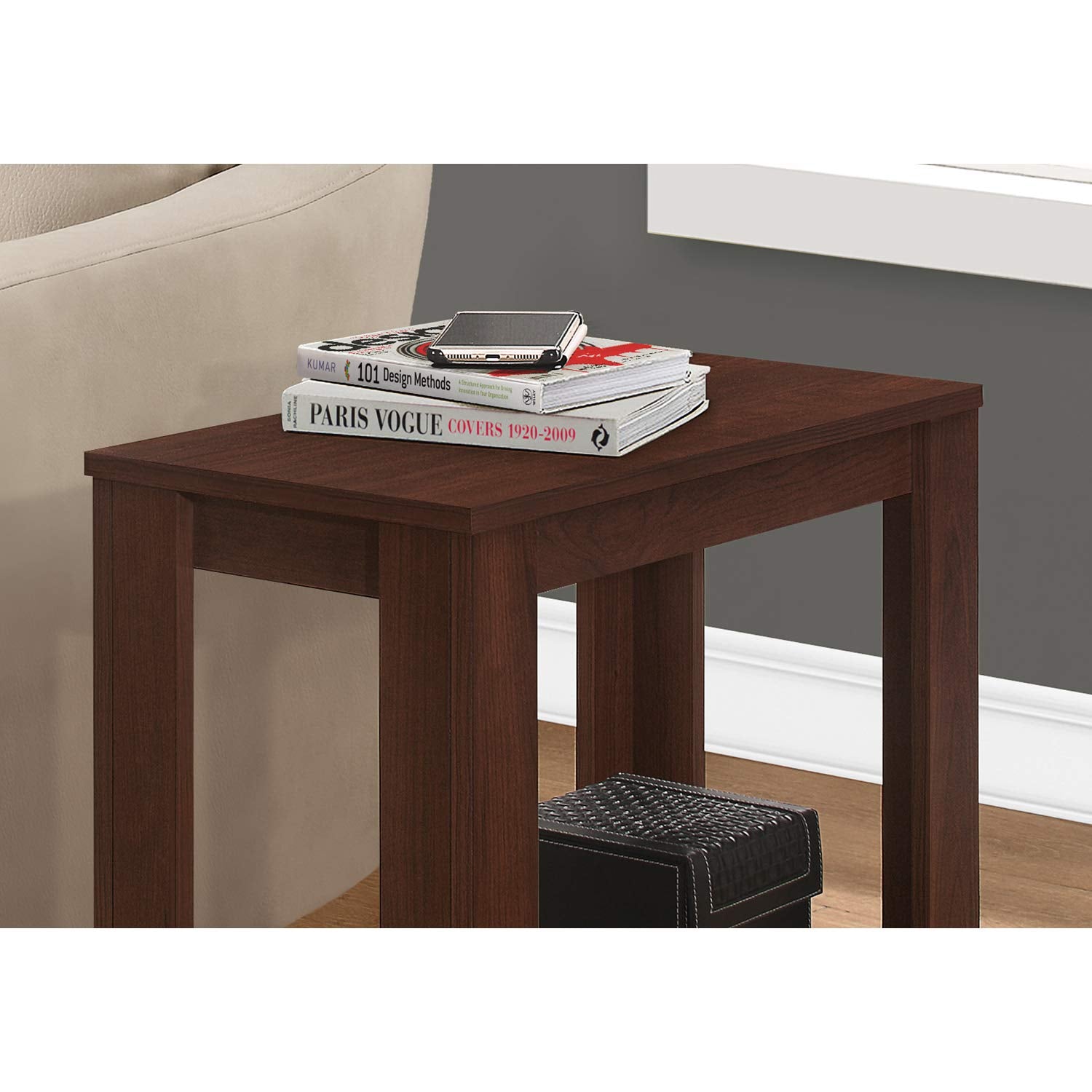 Monarch Specialties ACCENT CHERRY Side Table