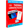 3Mil Thermal Laminating Sheets (100 Count) 11.5X17.5 Inch, Dry-Erase Friendly Laminating Pouches, Compatible With Laminators, Cr