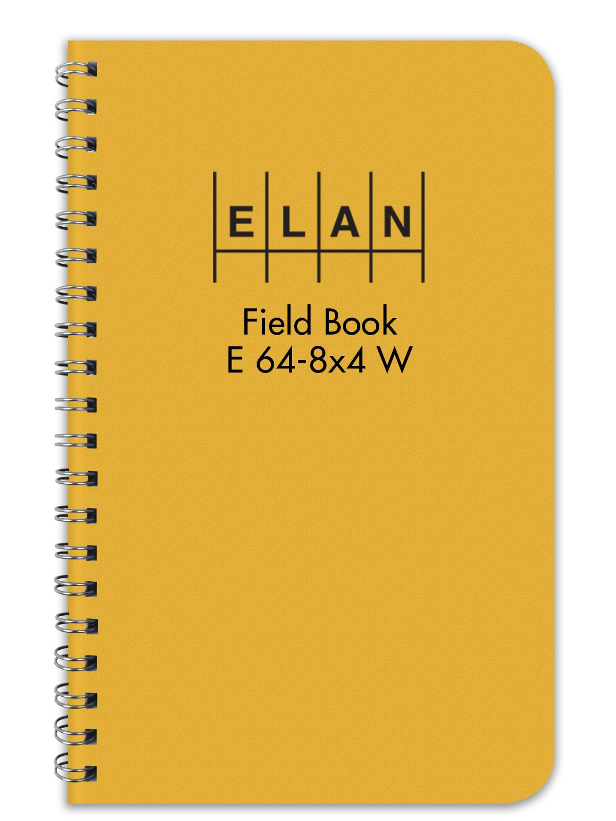 Elan Publishing Company E64-8X4W Wire-O Field Surveying Book 4 ? X 7  Yellow Stiff Cover (E64-8X4W Yel)
