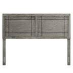 Modway Archie Queen Wood Headboard In Gray
