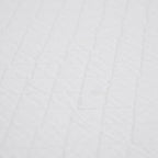 Rizzy Home | BQ4517 | Cotton Quilt | 106"x92" White/Neutral/ Solid