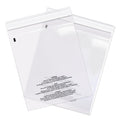 Spartan Industrial - 4    X 6    (1000 Count) Self Seal Clear Poly Bags With Suffocation Warning For Retail Packaging, Shipping